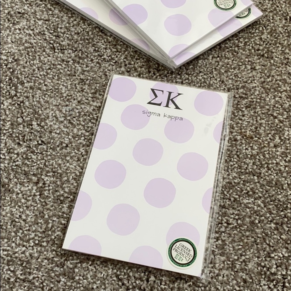Sigma Kappa Notepad